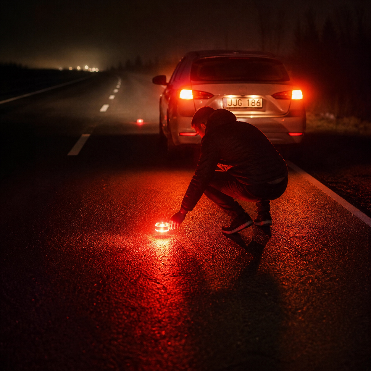 Emergency Roadside Safety Flare