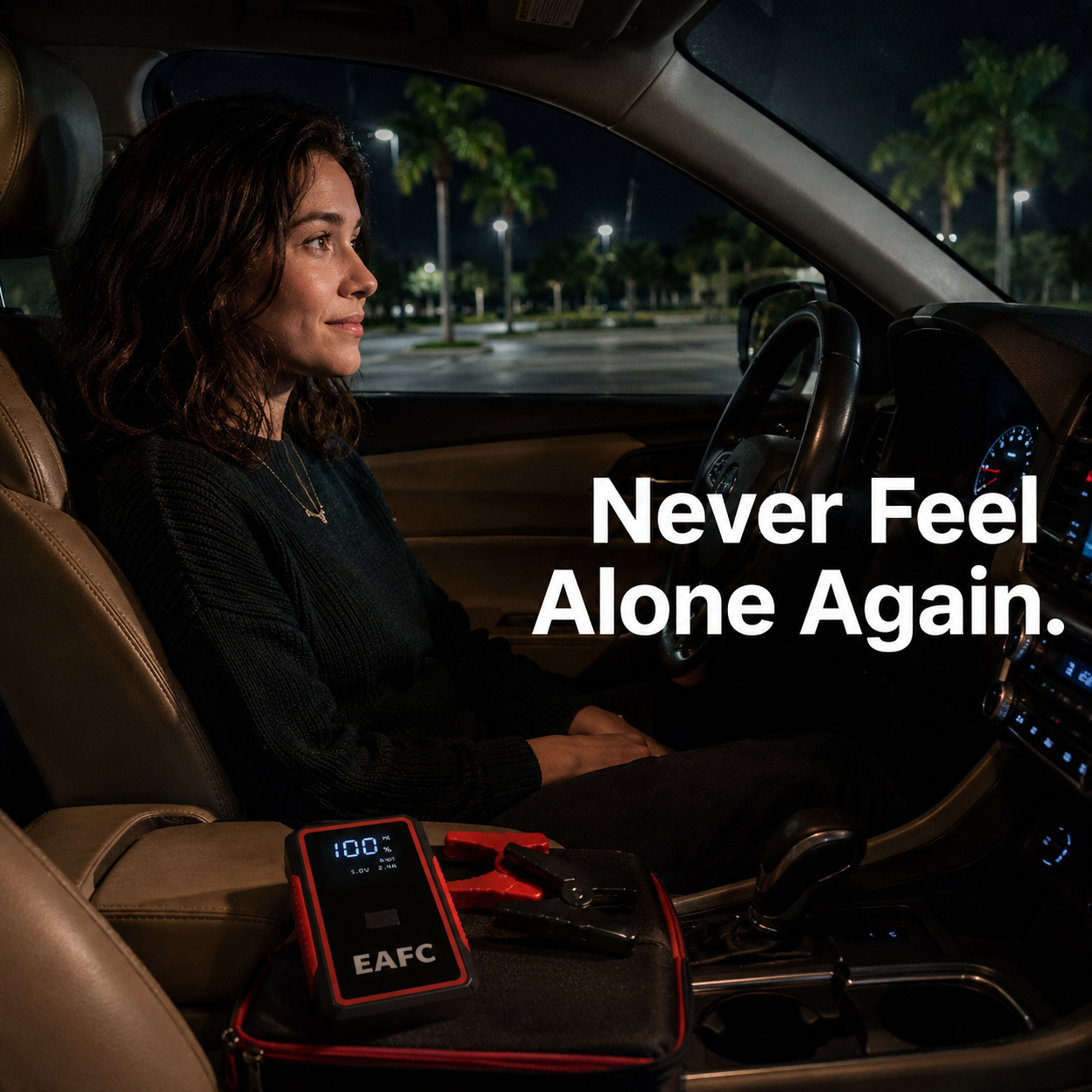 Portable Car Jump Starter – 12V Battery Booster Power Bank
