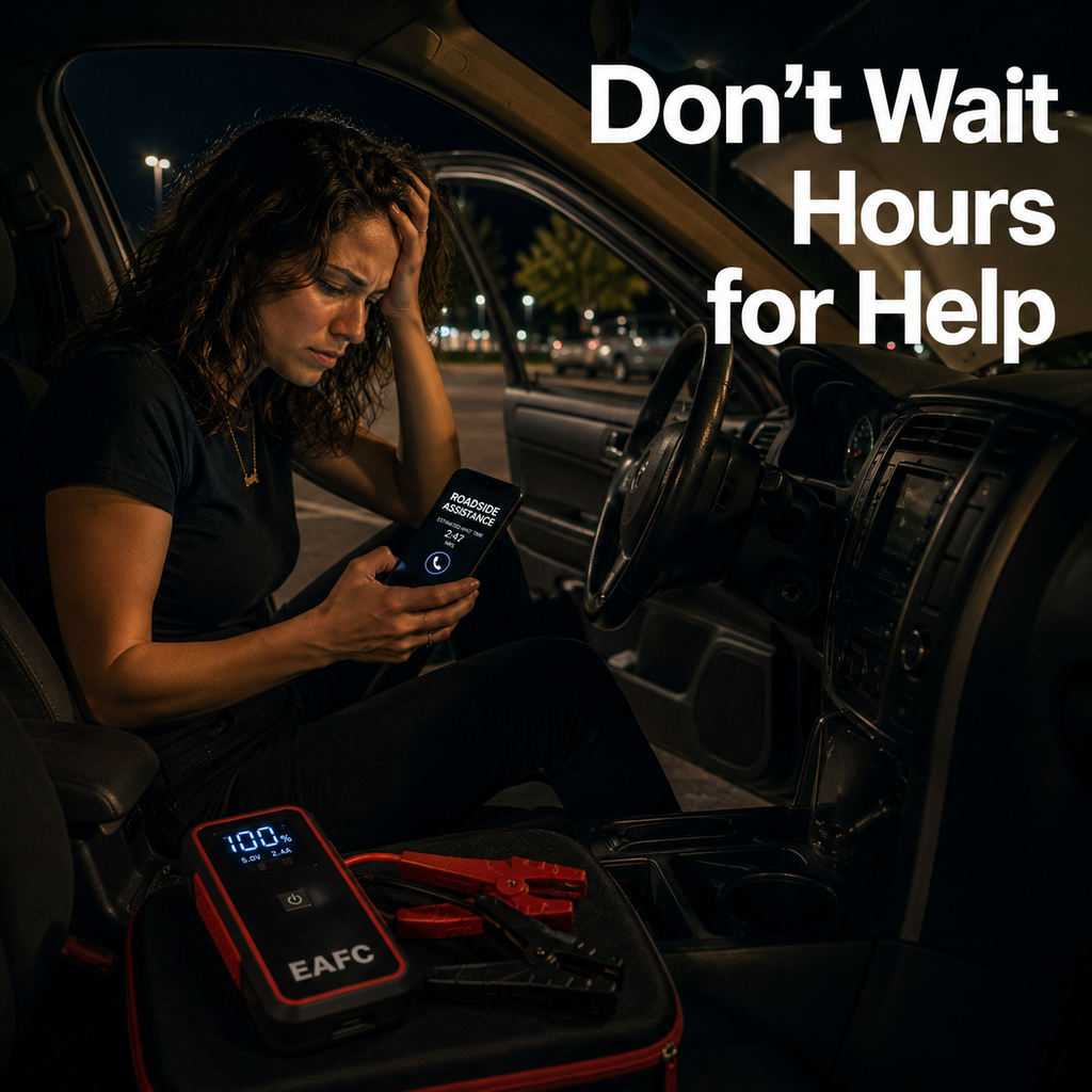 Portable Car Jump Starter – 12V Battery Booster Power Bank