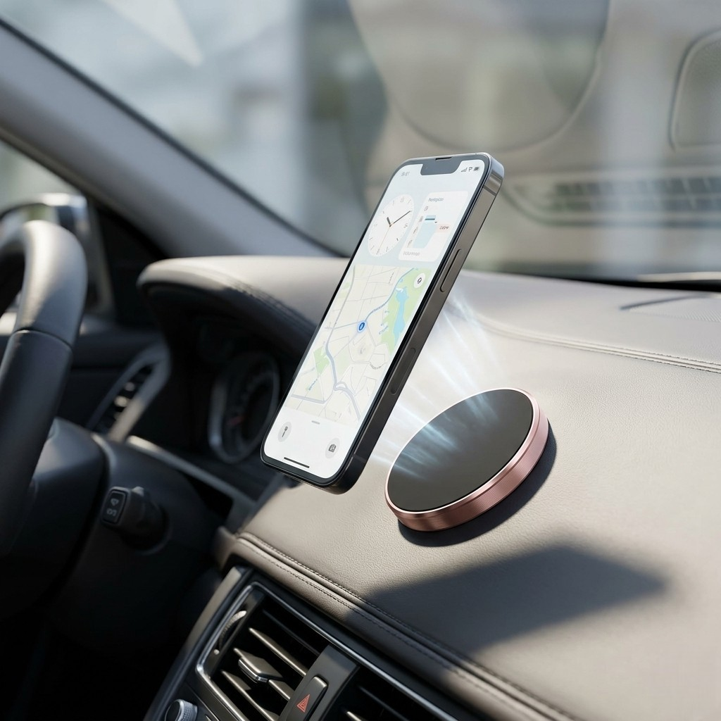 Magnetic Car Phone Mount – Strong Hold, Easy Use