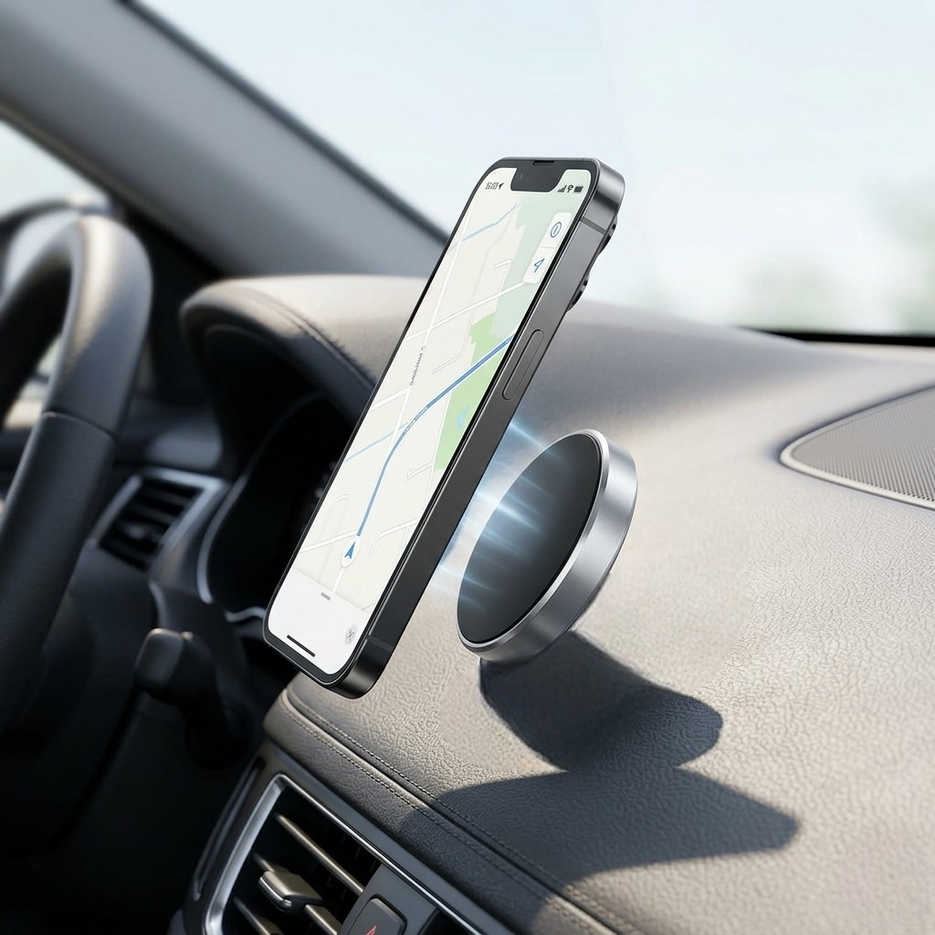 Magnetic Car Phone Mount – Strong Hold, Easy Use