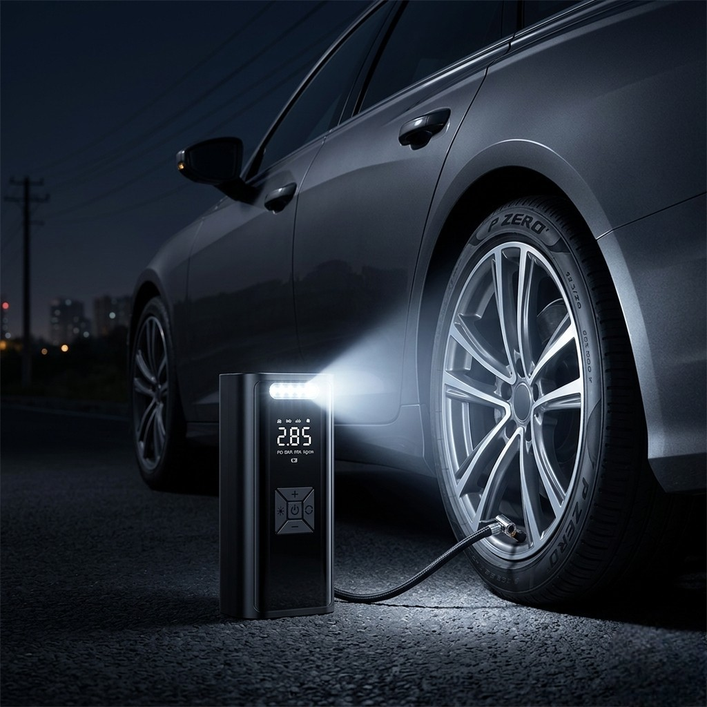 Portable Air Compressor – 150 PSI Fast Tire Inflator