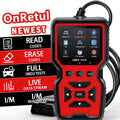 Professional Advanced Obdii/Eobd Car Diagnostic Scan Tool, Battery Tester, I/M Readiness Status, Fault Code Eraser, Suitable for All Obd Ii Protocol Cars since 1996, No Battery Required My Store