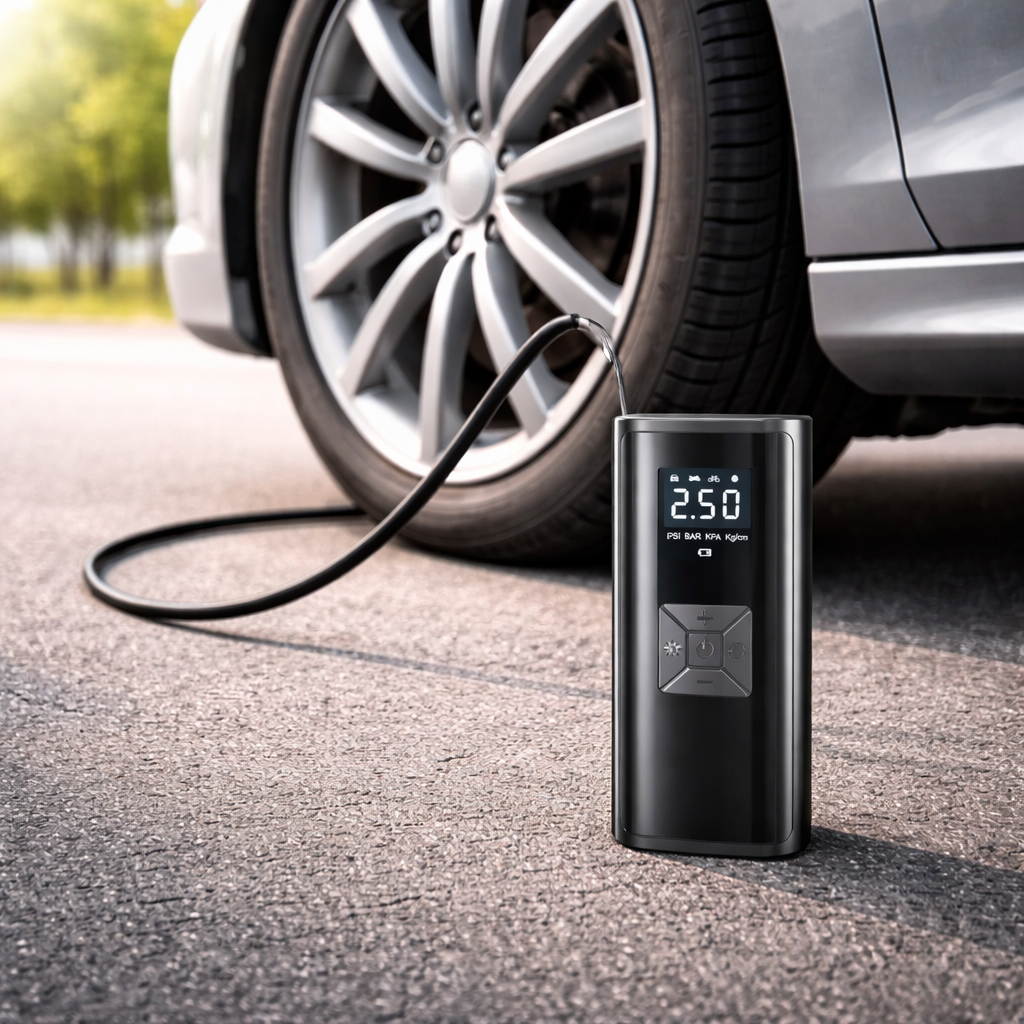 Portable Air Compressor – 150 PSI Fast Tire Inflator
